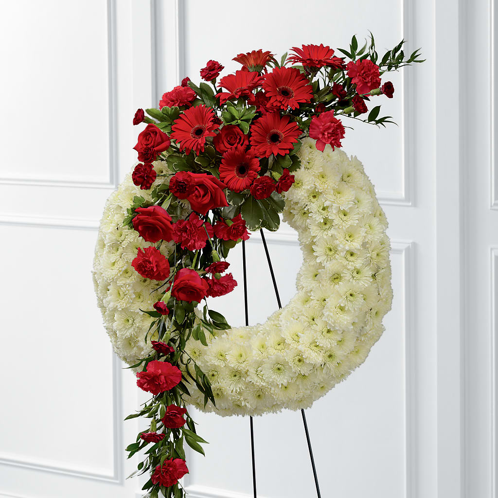 Graceful Tribute Wreath – Occasions Of Love, Huntersville NC