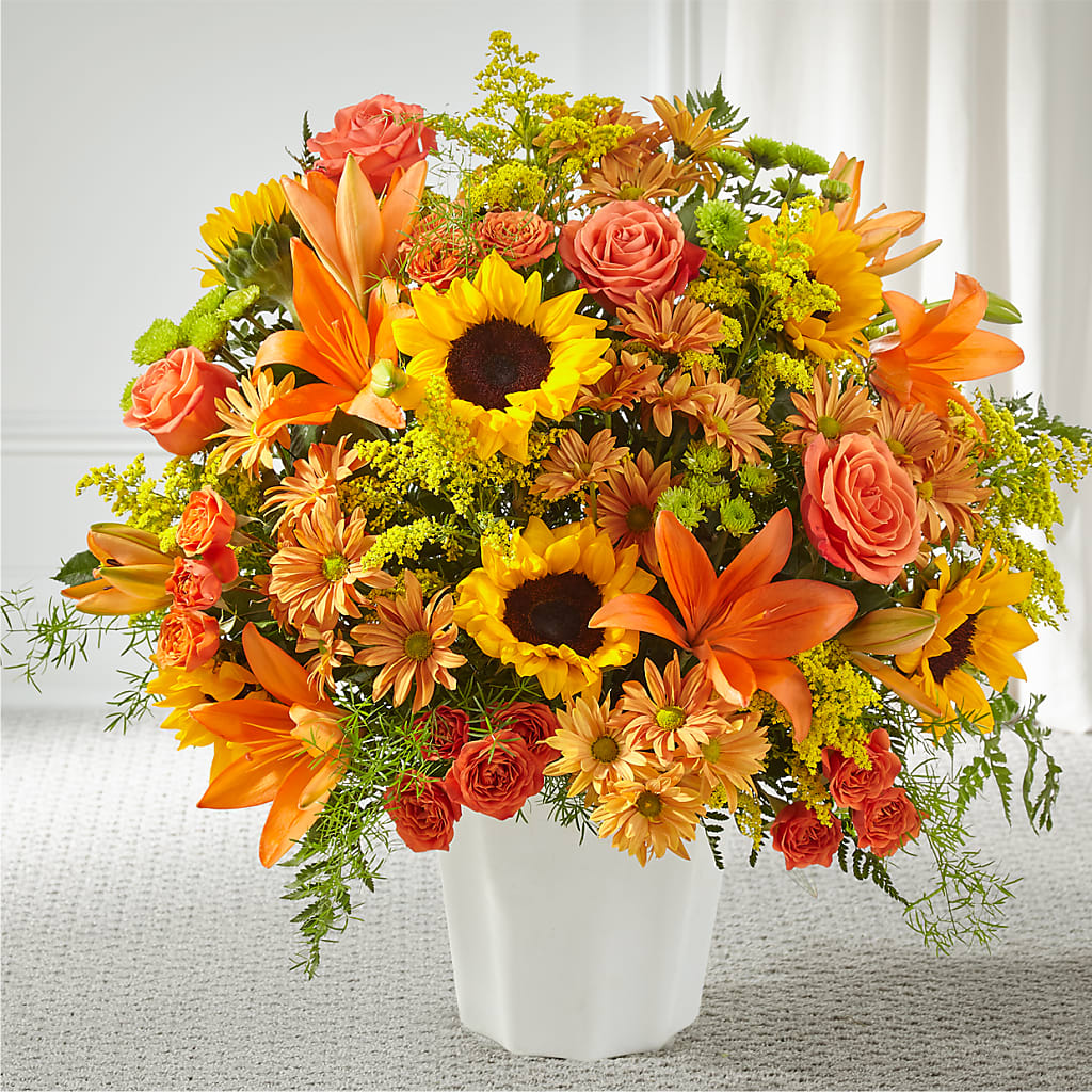 Harvest Thoughts Floor Basket – Occasions Of Love, Huntersville NC