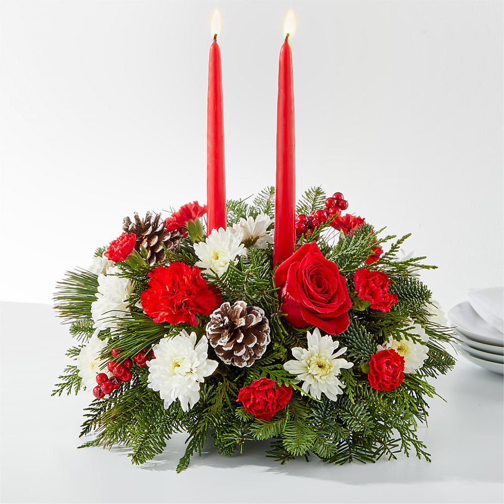 Holiday Soiree Centerpiece – Occasions Of Love, Huntersville NC