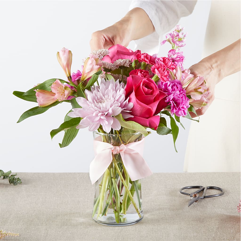 Pink Ribbon - A Florist Original –  Occasions Of Love, Huntersville NC