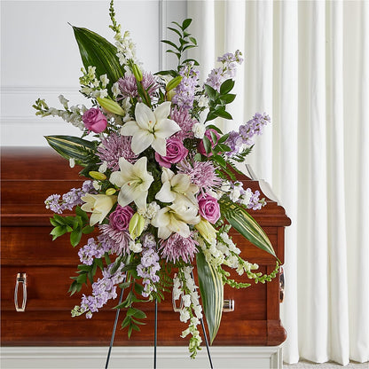 Grateful Hearts Standing Spray –  Occasions Of Love, Huntersville NC