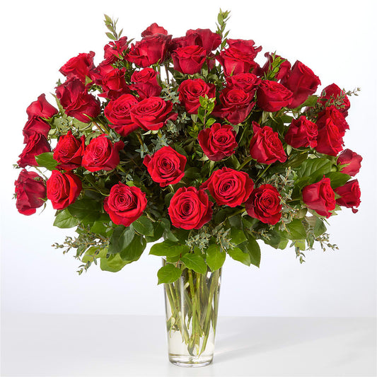 Forever Yours Fifty Stem Red Rose Bouquet –  Occasions Of Love, Huntersville NC